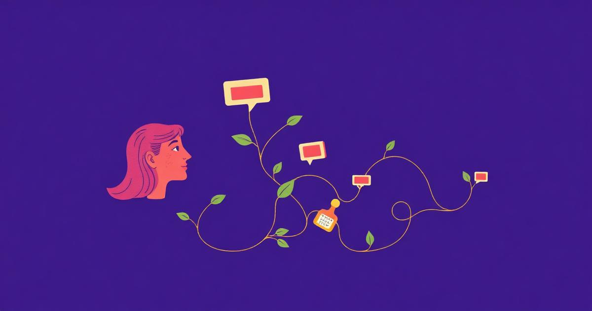 Illustration of a mentoring relationship growing over time from a single session into an ongoing partnership